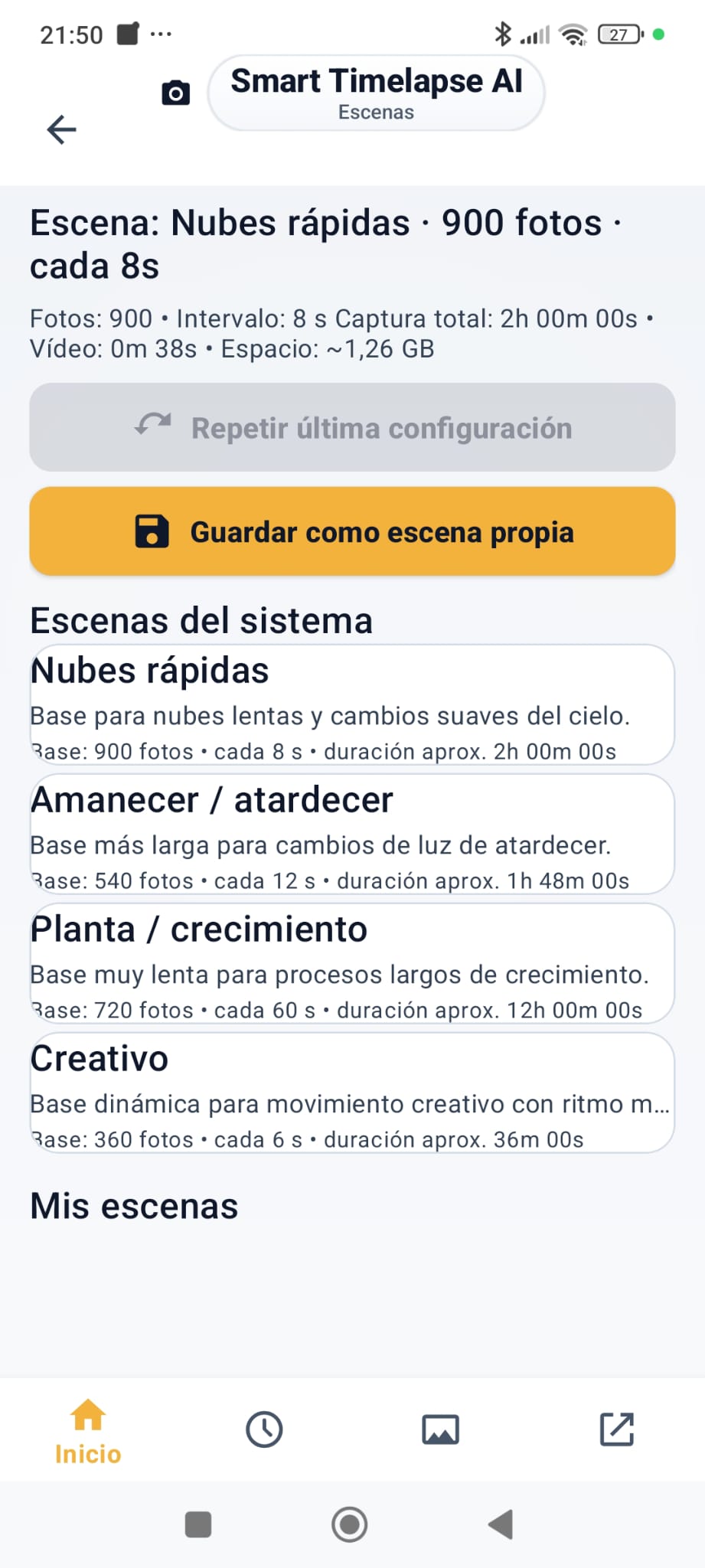 Captura 06 de la app Smart Timelapse AI